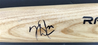 Mike Trout Signed Rawlings Pro Model Big Stick Bat (JSA)