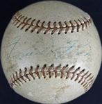 RARE Jimmie Foxx Single Signed Baseball! (PSA/DNA)