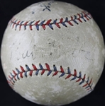 Babe Ruth & Lou Gehrig Dual-Signed OAL Baseball (JSA & PSA/DNA)