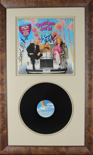 Little Richard Signed & Framed "Down & Out In Beverly Hills" Album (PSA/DNA)