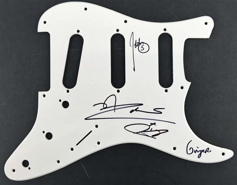 Rob Zombie Band Signed Strat Style Pickguard (4 Sigs)(PSA/JSA Guaranteed)