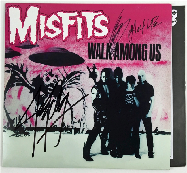 The Misfits Signed "Walk Among Us" Record Sleeve & Signed Vinyl (2 Items)(PSA/JSA Guaranteed)