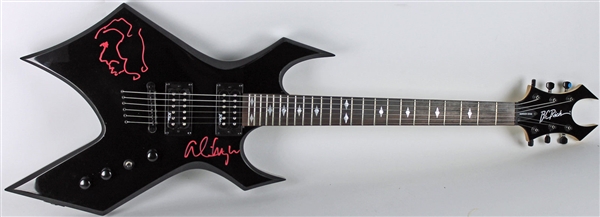 Alice Cooper Signed B.C. Rich Warlock Edge Style Guitar (PSA/DNA)