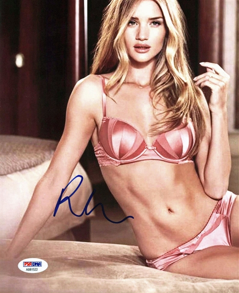 Rosie Huntington-Whiteley Signed Sexy 8" x 10" Photo (PSA/DNA)