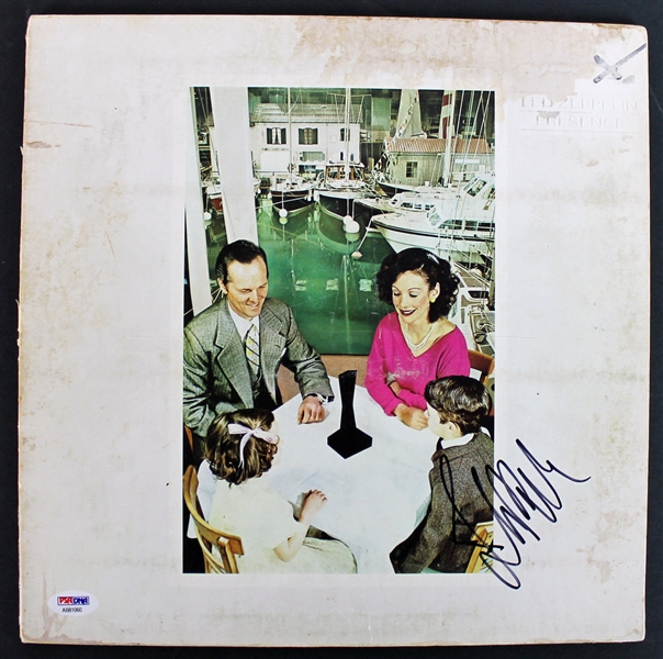 Led Zeppelin: John Paul Jones Signed "Presence" Album (PSA/DNA)