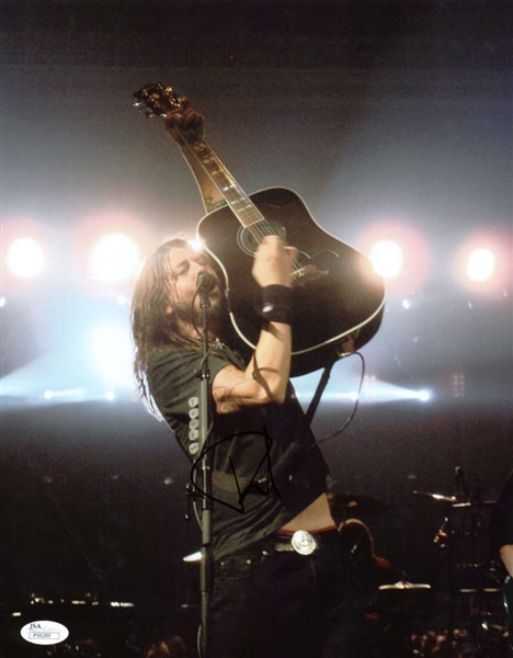 Dave Grohl Signed 11" x 14" On-Stage Color Photograph (JSA)
