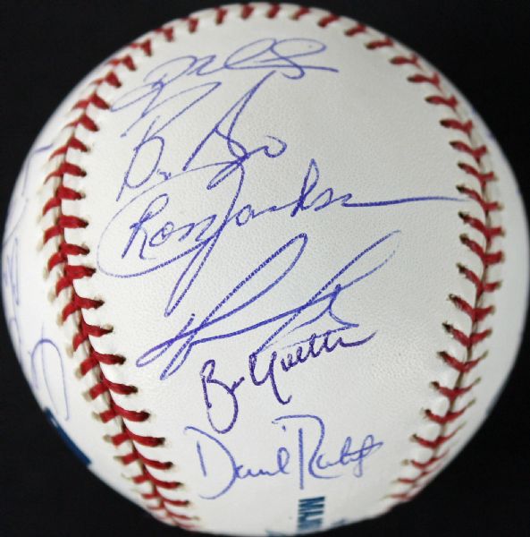 2004 WS Champion Boston Red Sox Multi-Signed OML Baseball (MLB)