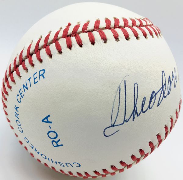 Lot Detail - Ted Williams Signed OAL Baseball With RARE Full "Theodore ...