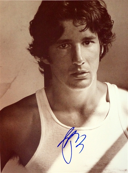 Richard Gere Rare In-Person Signed 11" x 14" Herb Ritts Book Page Print (PSA/JSA Guaranteed)