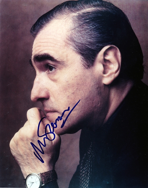 Martin Scorsese In-Person Signed 8" x 10" Color Portrait Photo (PSA/JSA Guaranteed)