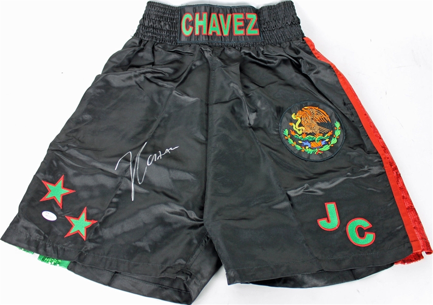 Julio Cesar Chavez Signed Boxing Trunks (JSA)
