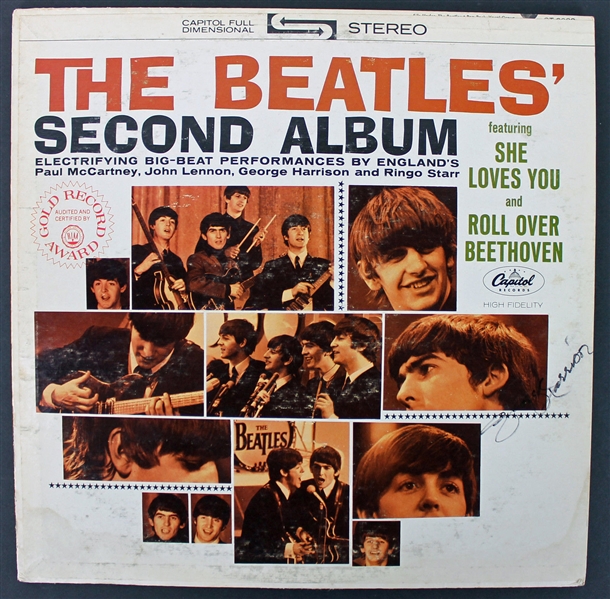 The Beatles: George Harrison Signed "The Beatles Second Album" (PSA/DNA)