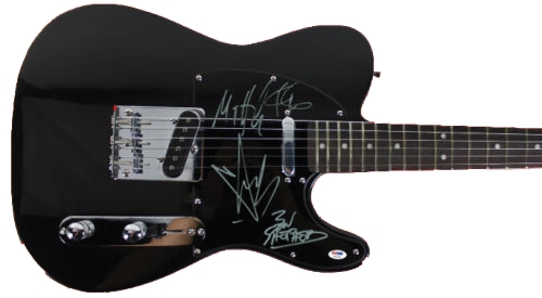 Soundgarden Rare Group Signed Telecaster Style Electric Guitar (4 Sigs)(PSA/DNA)