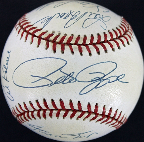 3000 Hit Club Multi-Signed OAL Baseball w/ Musial, Rose, Aaron, Mays & Others (JSA)