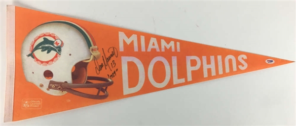Dan Marino Vintage Signed 1984 Miami Dolphins Pennant PSA/DNA