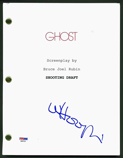 Whoopi Goldberg Signed "Ghost" Script (PSA/DNA)