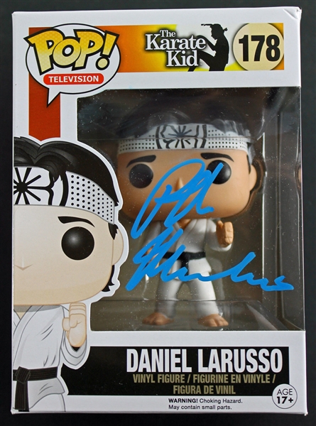 The Karate Kid: Ralph Macchio Signed Daniel LaRusso Pop! Vinyl Figure (PSA/DNA)