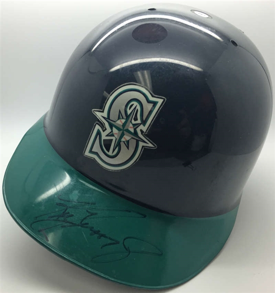 Ken Griffey Jr. Signed Full Size ABC Vintage Mariners Batting Helmet (PSA/DNA)