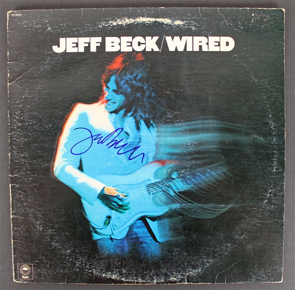 Jeff Beck Signed "Wired" Record Album (JSA)
