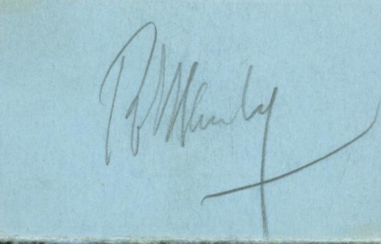Robert F. Kennedy Signed 1.5" x 2.5" Album Page (PSA/JSA Guaranteed)