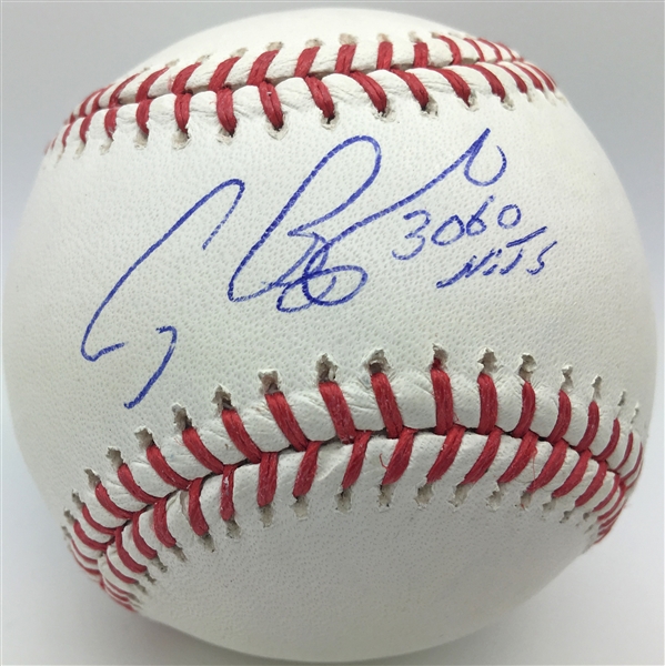 Craig Biggio Signed OML Baseball w/ "3060 Hits" Inscription (PSA/JSA Guaranteed)