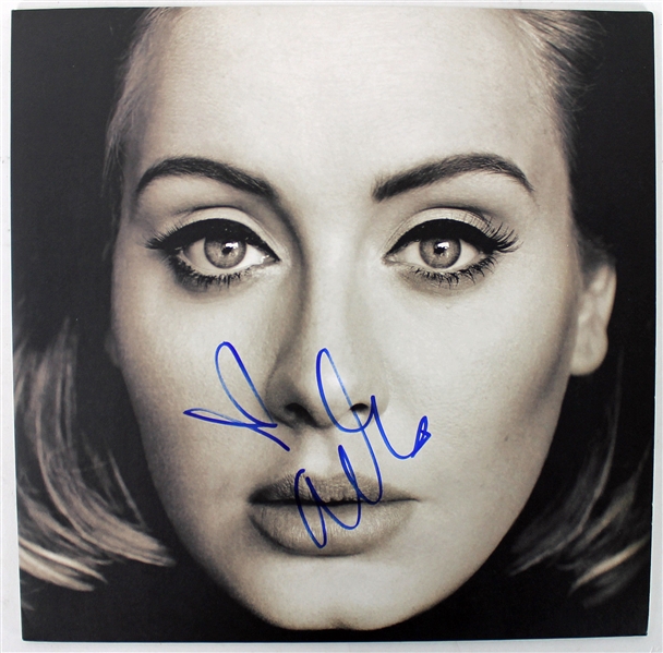 Adele Signed Record Album Cover: "25" (PSA/DNA)