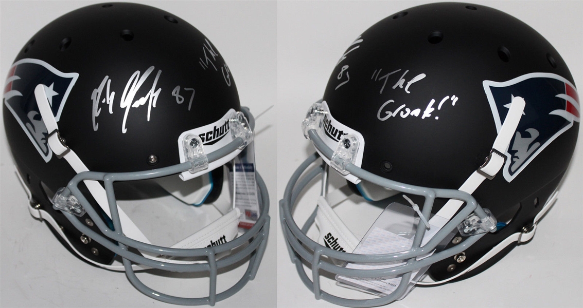 Rob Gronkowski Signed "The Gronk!" Full-Sized Black Matte Patriots Helmet (PSA/DNA)