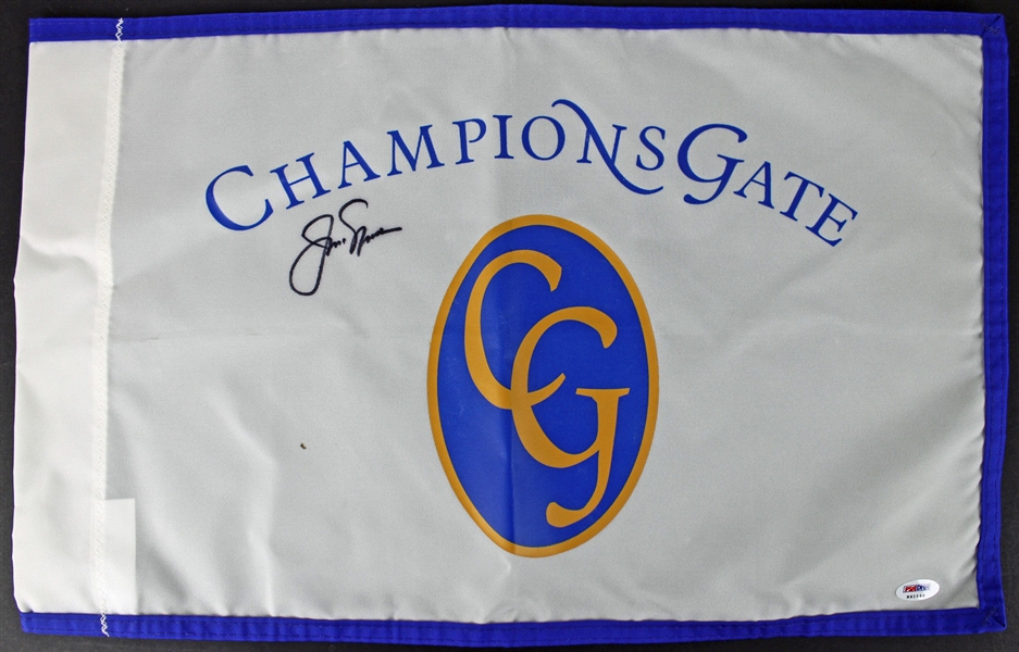 Jack Nicklaus Signed Champions Gate Golf Flag (PSA/DNA)
