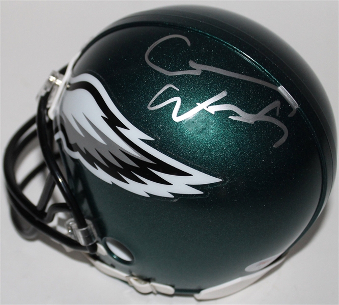 Carson Wentz Signed Eagles Mini Helmet (PSA/DNA)