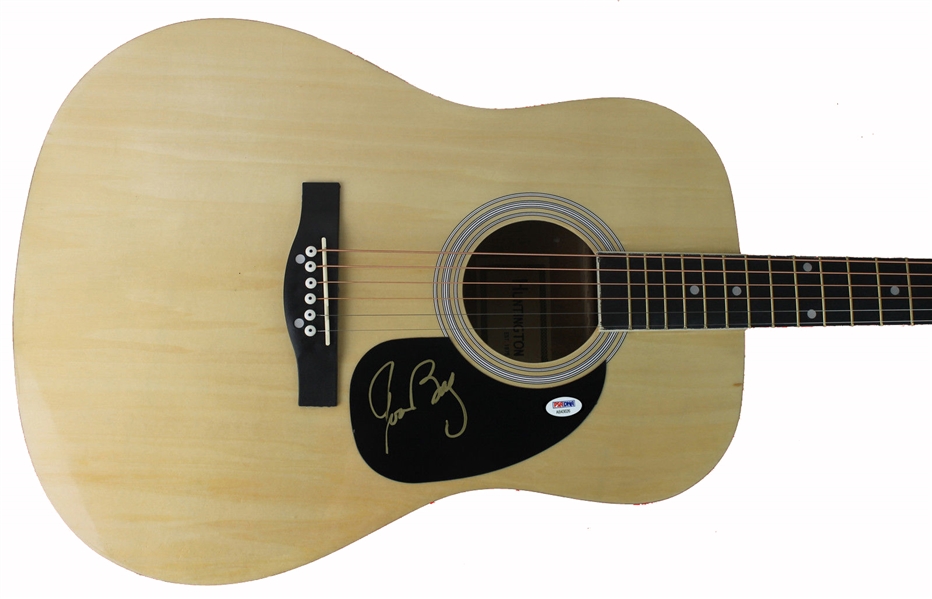 Joan Baez Signed Acoustic Guitar (PSA/DNA)
