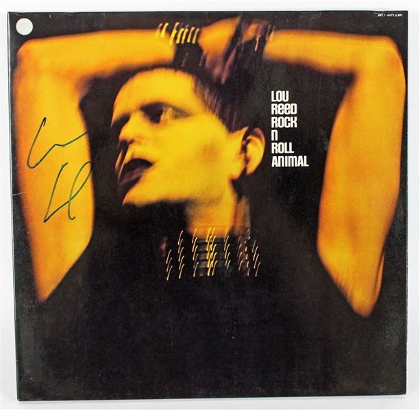 Lou Reed Signed "Rock N Roll Animal" Record Album (JSA)