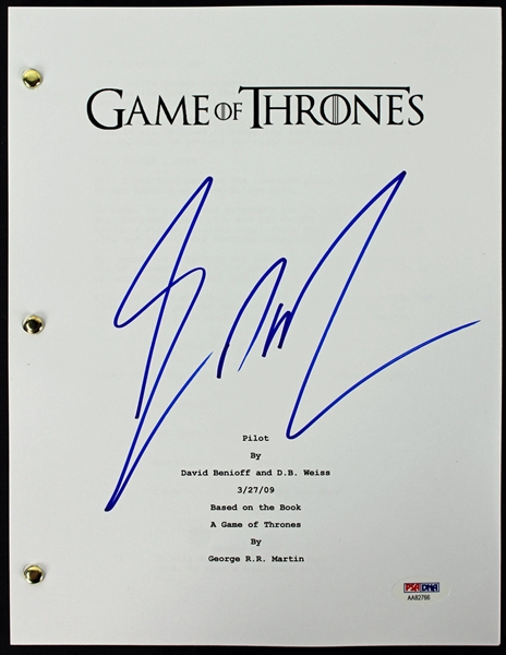 George R.R. Martin Signed "Game of Thrones" Pilot Episode Script (PSA/DNA)