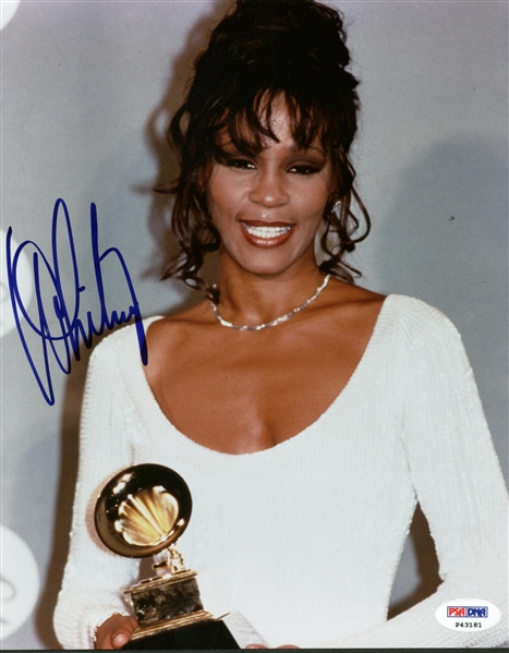 Whitney Houston Signed 8" x 10" Color Photograph (PSA/DNA)