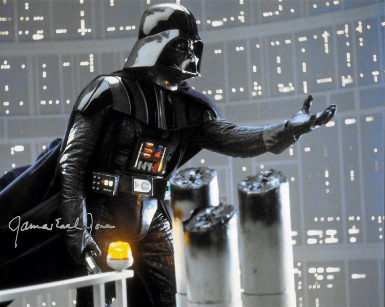 Star Wars: James Earl Jones Signed Darth Vader 8" x 10" Color Photo (PSA/JSA Guaranteed)