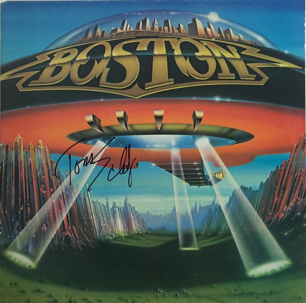 Boston: Tom Scholz Signed "Dont Look Back" Record Album Cover (PSA/JSA Guaranteed)