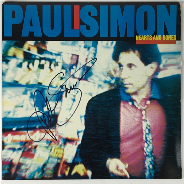 Paul Simon Signed "Hearts And Bones" Album (PSA/JSA Guaranteed)
