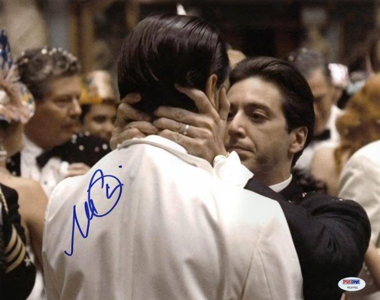 Al Pacino "Godfather II" Signed "Kiss of Death" Scene 11" x 14" Photo (PSA/DNA Graded GEM MINT 10)