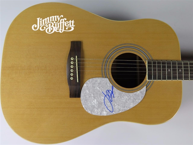 Jimmy Buffett Signed Guitar (PSA/JSA Guaranteed)