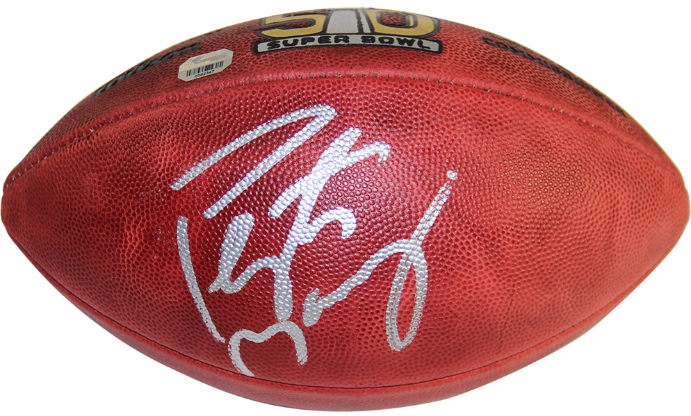 Peyton Manning Signed Super Bowl 50 Official Game Model Football (Fanatics/Steiner)