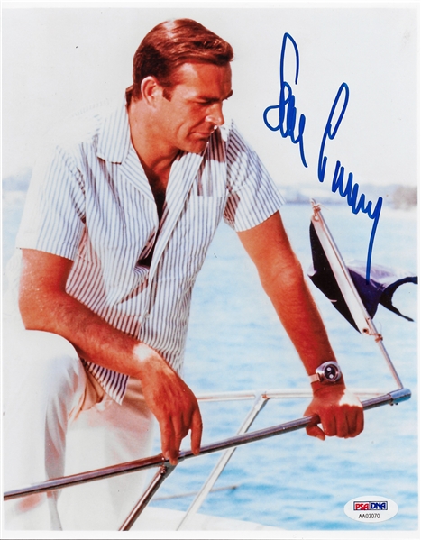 Sean Connery Signed 8" x 10" Color Photo as "James Bond" (PSA/DNA)