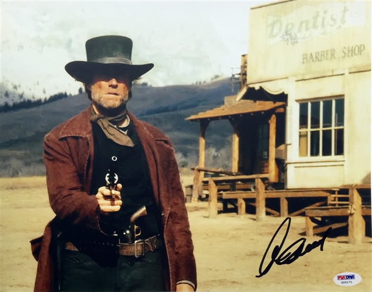Clint Eastwood Desirable In-Person Signed 11" x 14" Color Photo from "Pale Rider" (PSA/DNA)