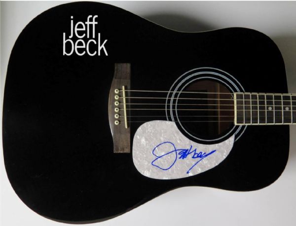 Jeff Beck Signed Guitar (PSA/JSA Guaranteed)