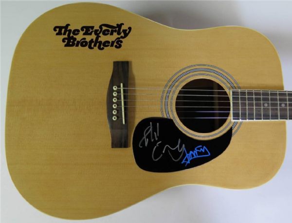 The Everly Brothers signed Guitar (PSA/JSA Guaranteed)