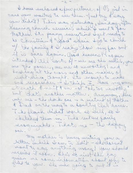 Lot Detail - Janis Joplin Handwritten & Signed 4-Page Love Letter to ...