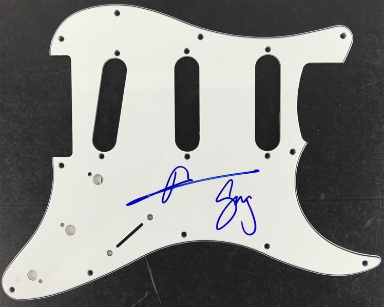 System of a Down: Serj Tankian & Daron Malakian Dual Signed Stratocaster Pickguard (PSA/JSA Guaranteed)