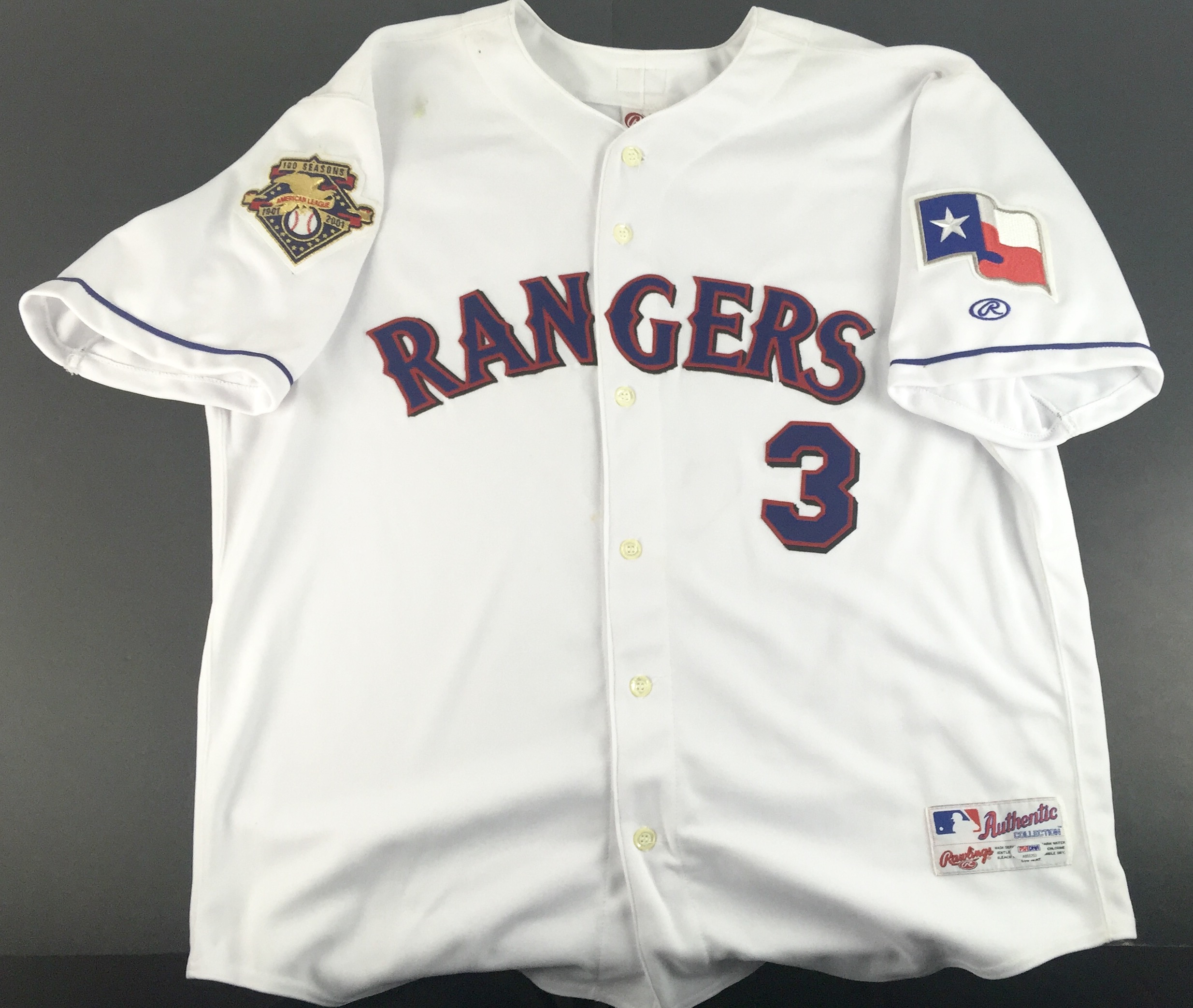Lot Detail - Alex Rodriguez Signed Texas Rangers Pro Model Jersey