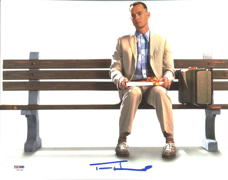 Tom Hanks Signed 11" x 14" Photo from "Forrest Gump" (PSA/DNA)