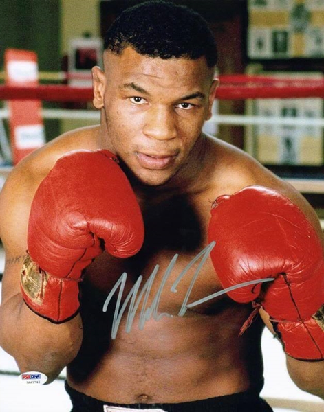 Mike Tyson Signed 11" x 14" Photo (PSA/DNA)