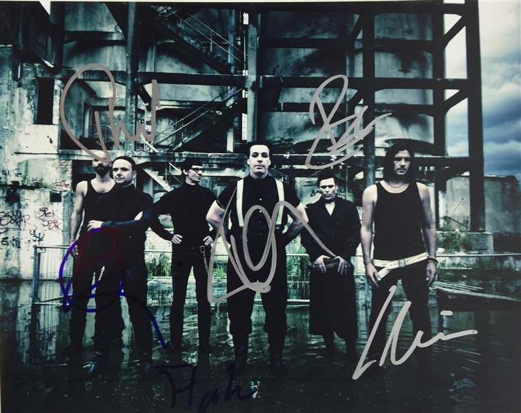 Rammstein Rare In-Person Signed 8" x 10" Color Photo (PSA/JSA Guaranteed)