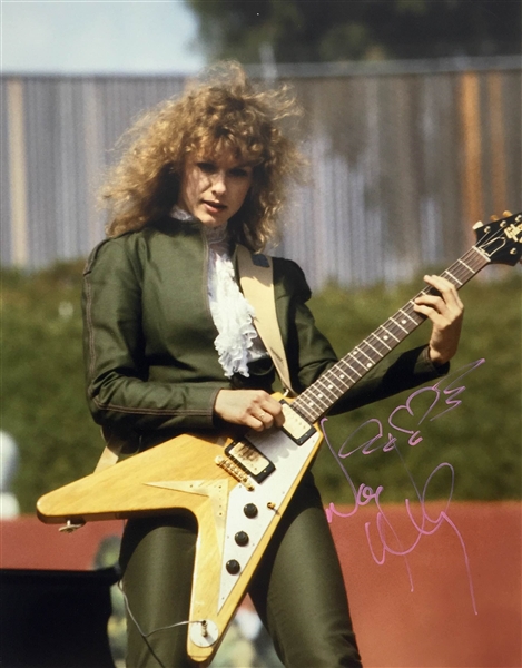 Heart: Nancy Wilson Signed 11" x 14" Color Photo (PSA/JSA Guaranteed)